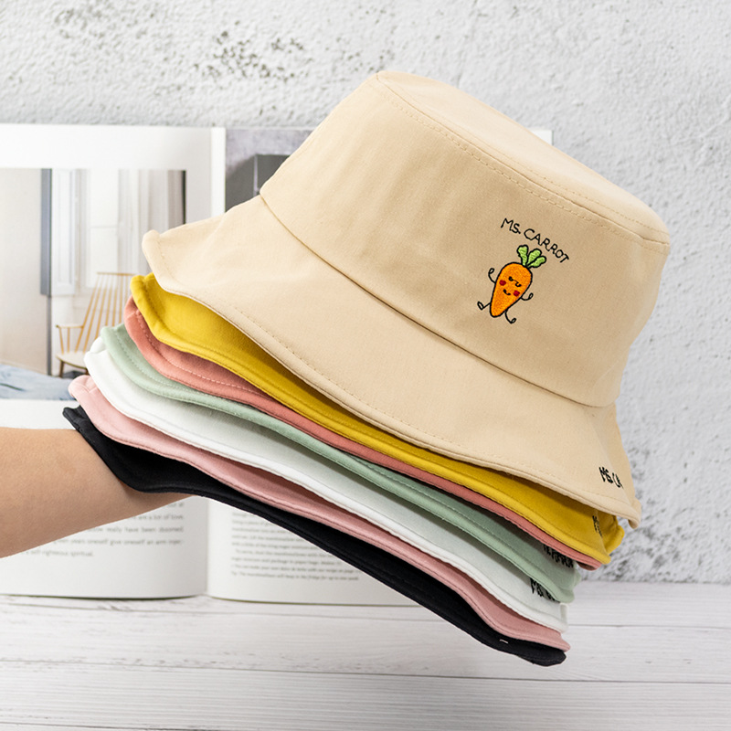 China Made In China Wholesale Design your own logo Custom Bucket Hats for Women manufacturers and suppliers Wangjie